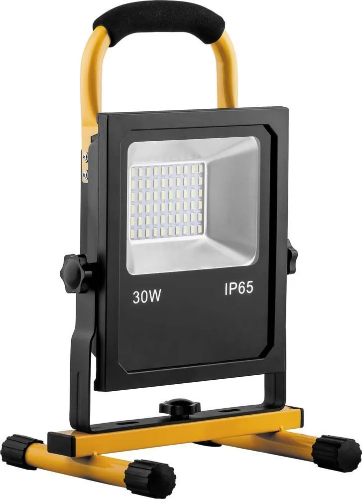 Светодиодный прожектор FERON LL-913 переносной с зарядным устройством IP65 30W 6400K артикул 32089