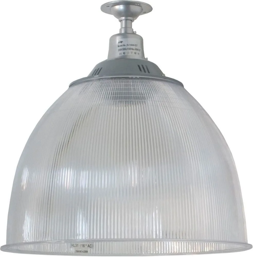 Прожектор FERON HL31 (14') купольный 60W E27 230V, серый