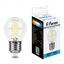 Лампа светодиодная FERON LB-509 Шарик E27 9W 230V 6400K 38224