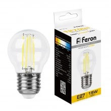 Лампа светодиодная FERON LB-515 Шарик E27 15W 230V 2700K 38252