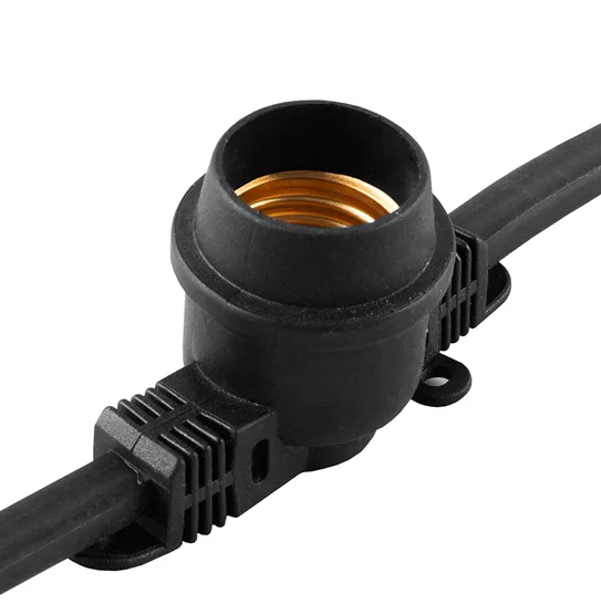 Гирлянда FERON CL25-100 Белт-лайт 230V черный IP65 100м 48167