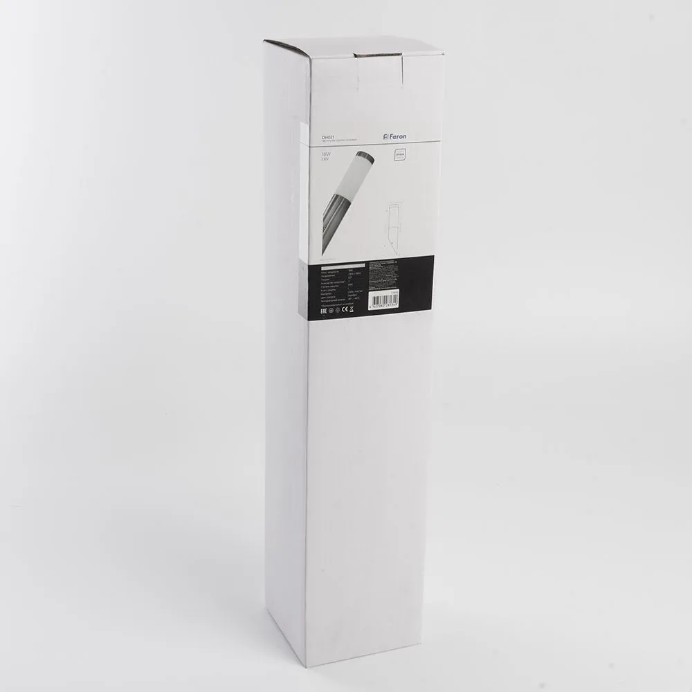 FERON Светильник садово-парковый DH021, Техно на стену вверх, 18W E27 230V, серебро 11805 FERON Светильник садово-парковый DH021, Техно на стену вверх, 18W E27 230V, серебро 11805