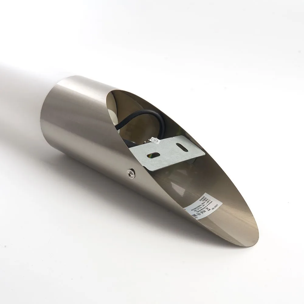 FERON Светильник садово-парковый DH021, Техно на стену вверх, 18W E27 230V, серебро 11805 FERON Светильник садово-парковый DH021, Техно на стену вверх, 18W E27 230V, серебро 11805