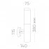 Светильник садово-парковый FERON DH021-B, Техно на стену вверх, 18W E27 230V, серебро 11807 Светильник садово-парковый FERON DH021-B, Техно на стену вверх, 18W E27 230V, серебро 11807