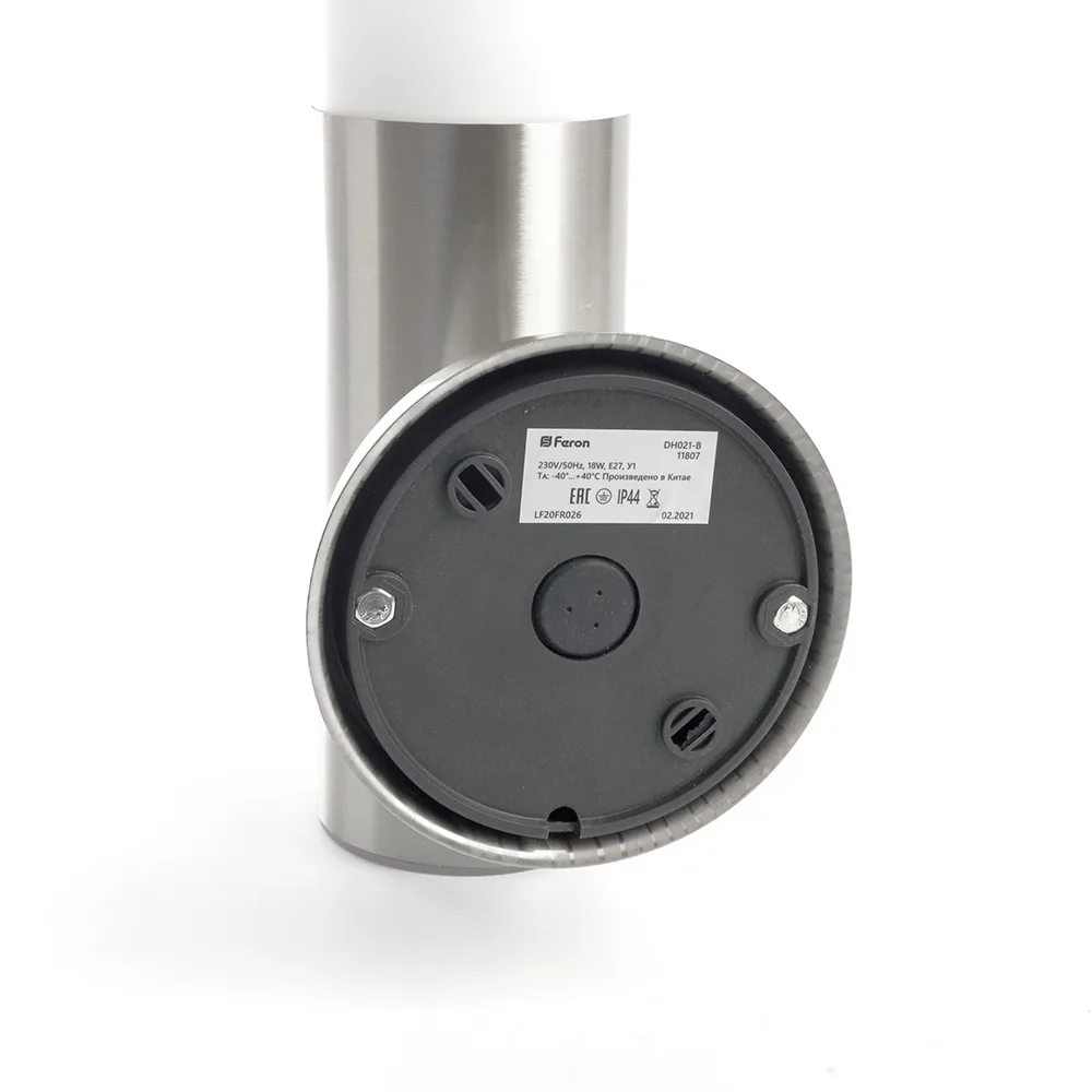 FERON Светильник садово-парковый DH021-B, Техно на стену вверх, 18W E27 230V, серебро 11807 FERON Светильник садово-парковый DH021-B, Техно на стену вверх, 18W E27 230V, серебро 11807
