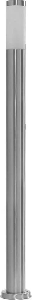 Светильник садово-парковый FERON DH022-1100, Техно столб, 18W E27 230V, серебро 11808