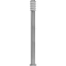 Светильник садово-парковый FERON DH027-1100, Техно столб, 18W E27 230V, серебро 11814
