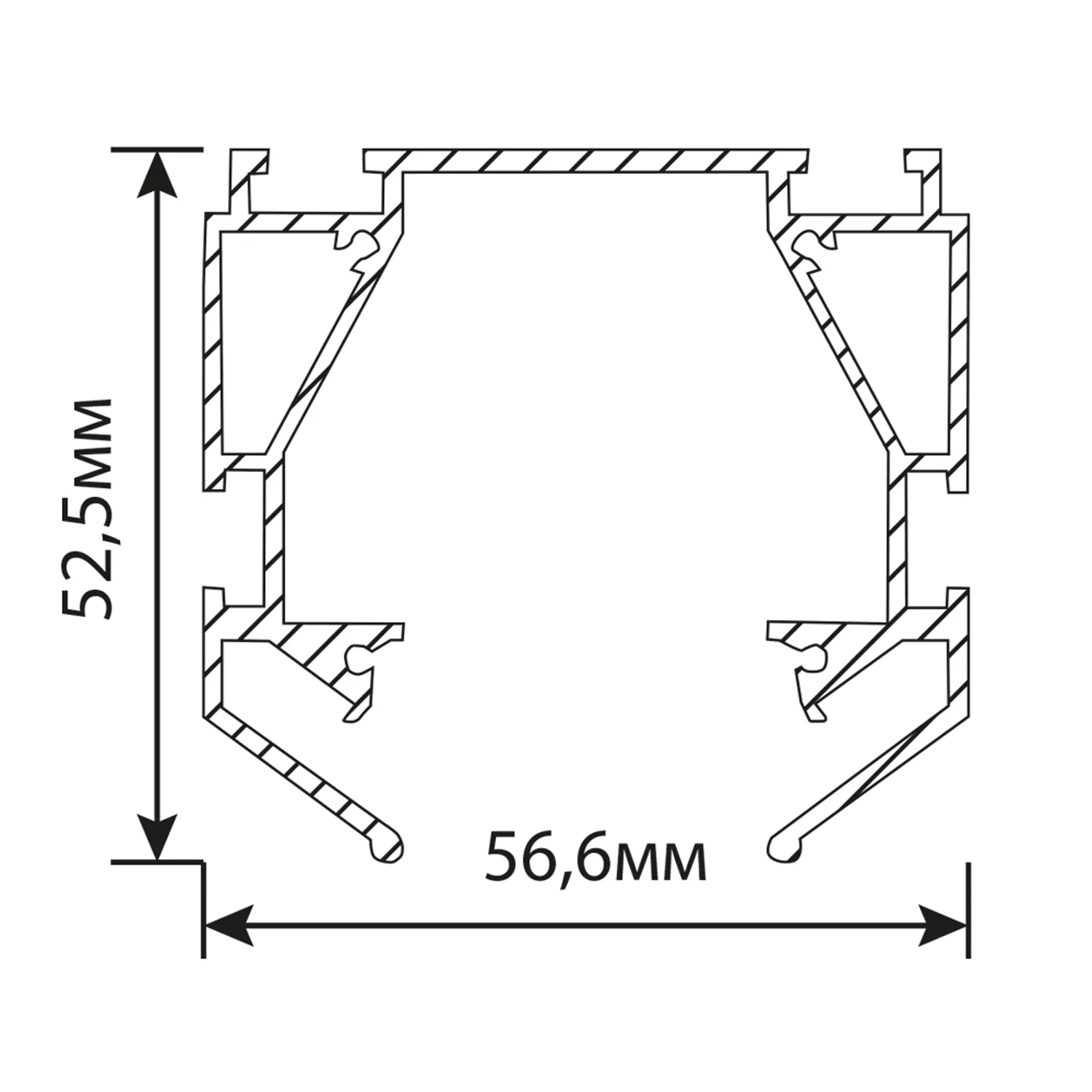 FERON Профиль S26, (2м) Артикул 48286 FERON Профиль S26, (2м) Артикул 48286