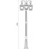 Светильник садово-парковый FERON PL145 столб четырехгранный 3*100W 230V E27, черное золото 11313 Светильник садово-парковый FERON PL145 столб четырехгранный 3*100W 230V E27, черное золото 11313