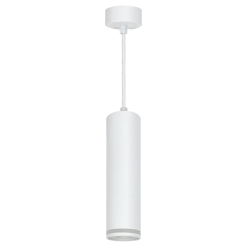 Светильник потолочный FERON ML1708 Barrel LUNA  на подвесе  MR16 35W 230V, белый 55*280 48083