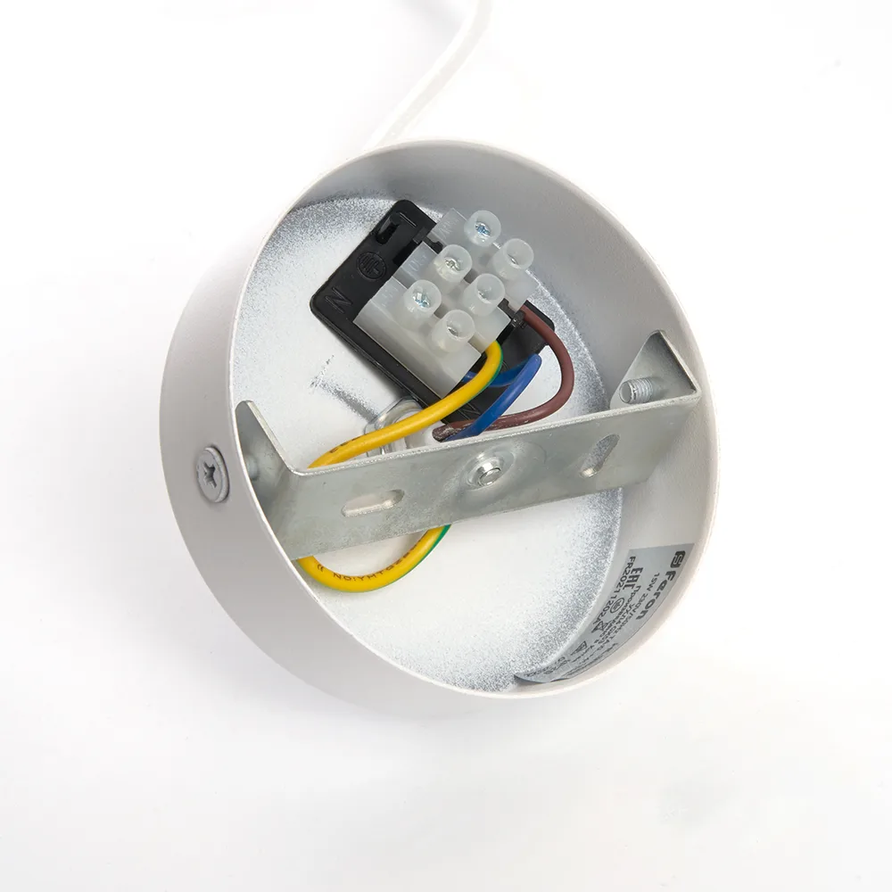 FERON Светильник потолочный ML1708 Barrel LUNA на подвесе MR16 35W 230V, белый 55*280 48083 FERON Светильник потолочный ML1708 Barrel LUNA на подвесе MR16 35W 230V, белый 55*280 48083