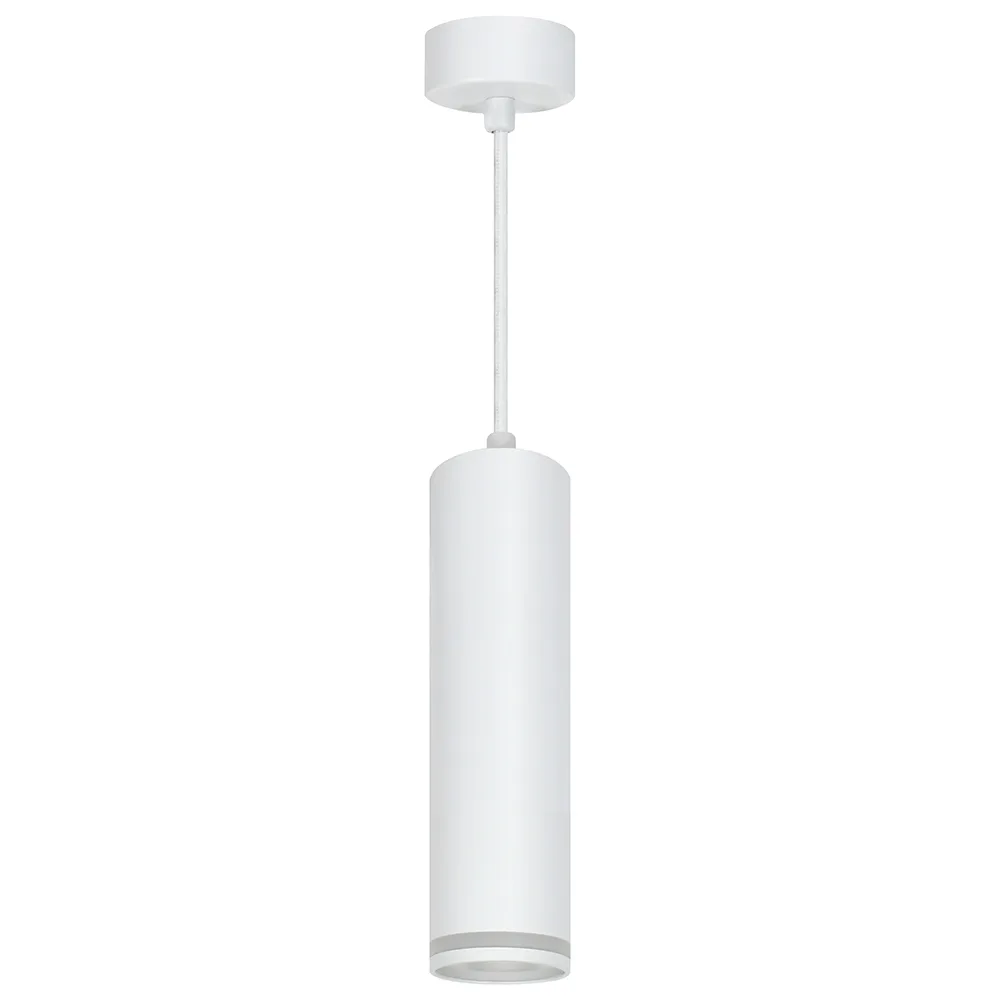 FERON Светильник потолочный ML1708 Barrel LUNA на подвесе MR16 35W 230V, белый 55*200 48081 FERON Светильник потолочный ML1708 Barrel LUNA на подвесе MR16 35W 230V, белый 55*200 48081