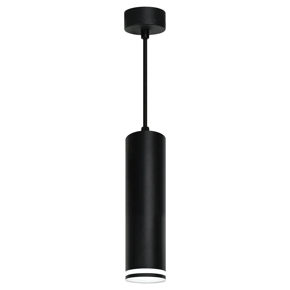 FERON Светильник потолочный ML1708 Barrel LUNA на подвесе MR16 35W 230V, черный 55*280 48084 FERON Светильник потолочный ML1708 Barrel LUNA на подвесе MR16 35W 230V, черный 55*280 48084
