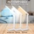 Светодиодный настольный светильник с адаптером питания и аккумулятором, 4 Вт, с регулировкой цветовой температуры 2700-6500К, 150*100*375мм, DEA6100 48159 Светодиодный настольный светильник с адаптером питания и аккумулятором, 4 Вт, с регулировкой цветовой температуры 2700-6500К, 150*100*375мм, DEA6100 48159