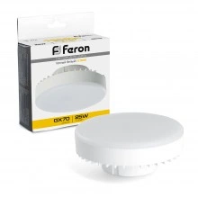 Лампа светодиодная FERON LB-474 GX70 25W 175-265V 2700K 38268