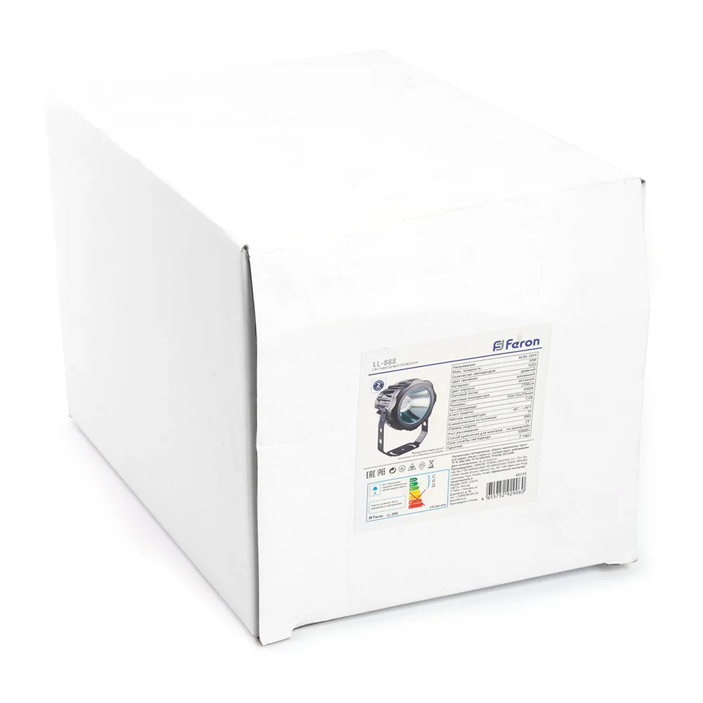 FERON Светодиодный светильник ландшафтно-архитектурный LL-888 85-265V 30W 4000K IP65 48334 FERON Светодиодный светильник ландшафтно-архитектурный LL-888 85-265V 30W 4000K IP65 48334