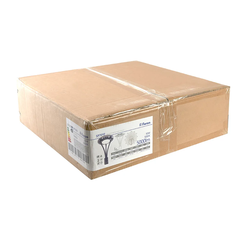 FERON Светильник уличный FERON, SP7010, 50W 5000lm 5000K, серый 48338 FERON Светильник уличный FERON, SP7010, 50W 5000lm 5000K, серый 48338