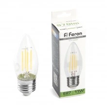 Лампа светодиодная FERON LB-713 Свеча E27 11W 230V 4000K 38273