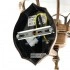Светильник садово-парковый FERON PL3701 круглый на стену вверх 60W 230V E27, черное золото 11349 Светильник садово-парковый FERON PL3701 круглый на стену вверх 60W 230V E27, черное золото 11349
