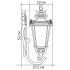 Светильник садово-парковый FERON PL4001 круглый на стену вверх 60W 230V E27, черное золото 11352 Светильник садово-парковый FERON PL4001 круглый на стену вверх 60W 230V E27, черное золото 11352