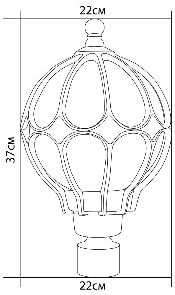 FERON Светильник садово-парковый PL3803 круглый на столб 60W 230V E27, черное золото 11360 FERON Светильник садово-парковый PL3803 круглый на столб 60W 230V E27, черное золото 11360