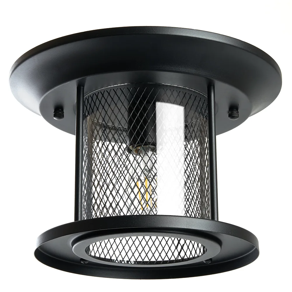FERON Светильник садово-парковый PL723 на потолок 60W E27 230V, черный 48387 FERON Светильник садово-парковый PL723 на потолок 60W E27 230V, черный 48387