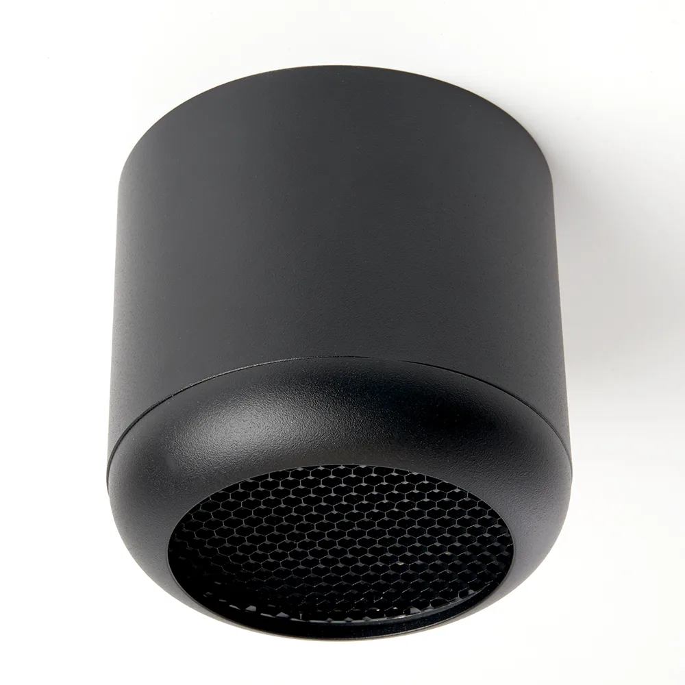 FERON Светильник потолочный HL365 Barrel ECHO 12W, 230V, GX53, чёрный, с антибликовой сеточкой 48400 FERON Светильник потолочный HL365 Barrel ECHO 12W, 230V, GX53, чёрный, с антибликовой сеточкой 48400