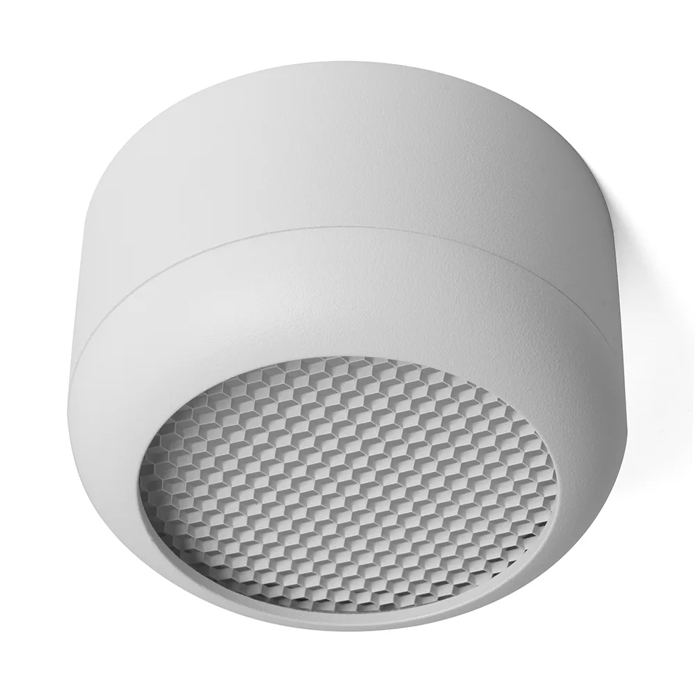 FERON Светильник потолочный HL364 Barrel ECHO 12W, 230V, GX53, белый, с антибликовой сеточкой 48399 FERON Светильник потолочный HL364 Barrel ECHO 12W, 230V, GX53, белый, с антибликовой сеточкой 48399