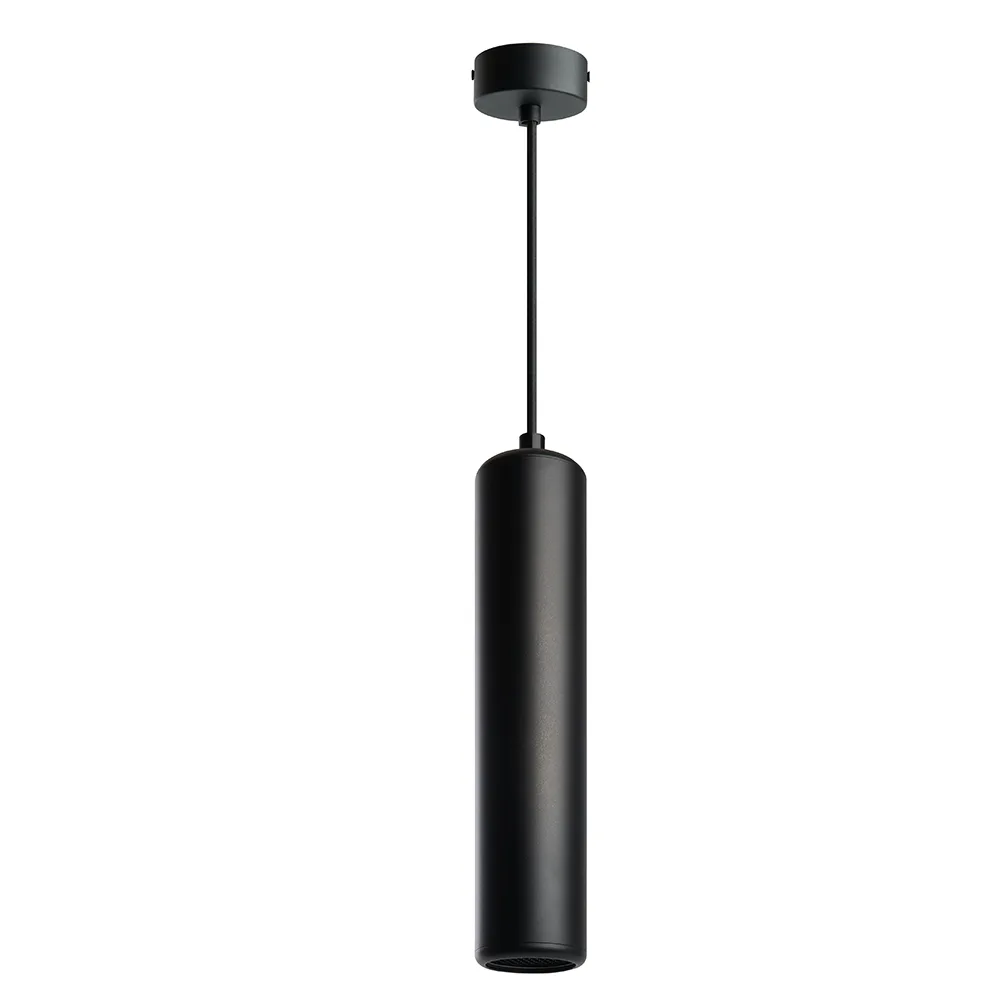FERON Светильник потолочный ML1842 Barrel ECHO levitation MR16 35W, 230V, GU10, чёрный, с антибликовой сеточкой, на подвесе 1,7 48396 FERON Светильник потолочный ML1842 Barrel ECHO levitation MR16 35W, 230V, GU10, чёрный, с антибликовой сеточкой, на подвесе 1,7 48396