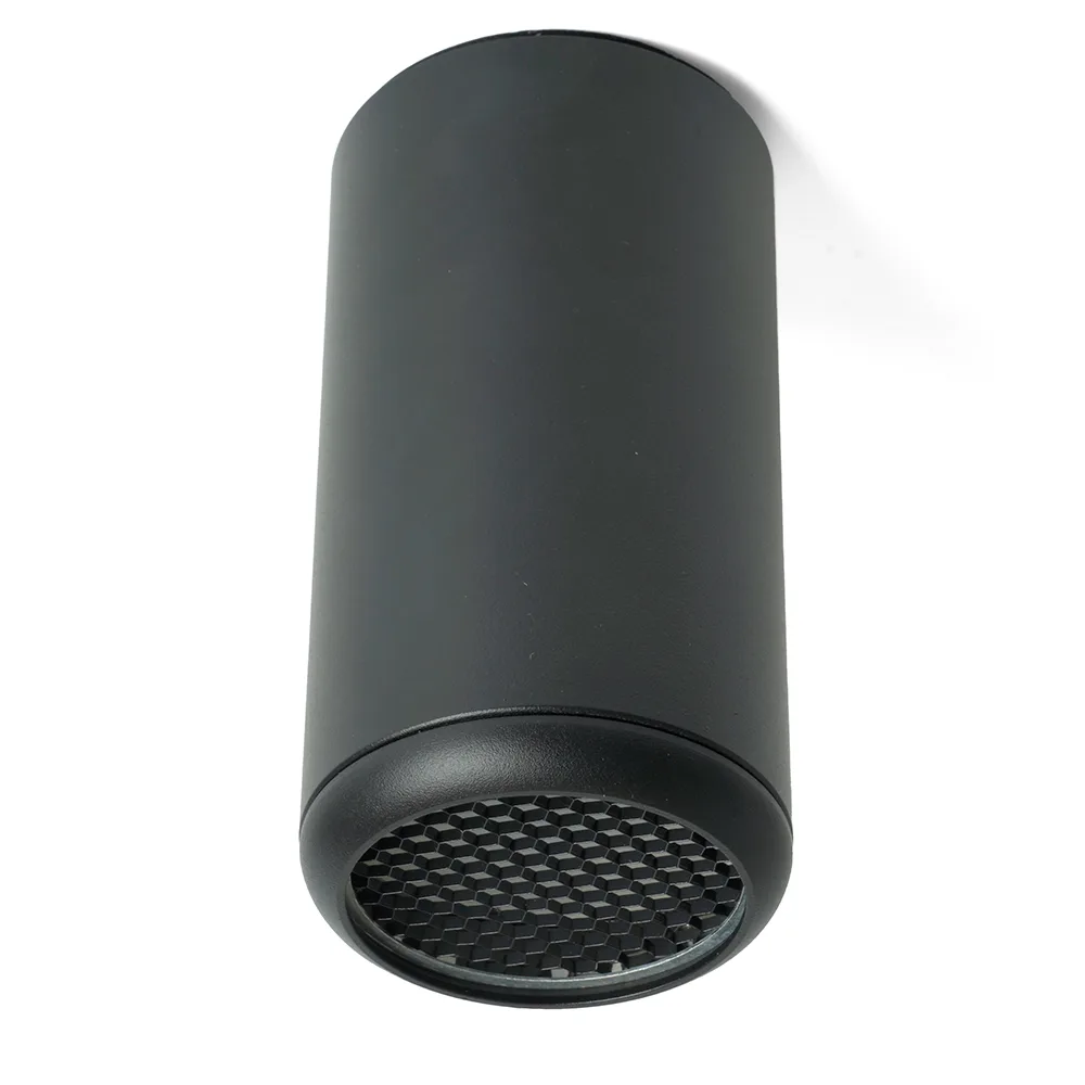 FERON Светильник потолочный ML184 Barrel ECHO MR16 GU10 35W 230V, черный, с антибликовой сеточкой 48392 FERON Светильник потолочный ML184 Barrel ECHO MR16 GU10 35W 230V, черный, с антибликовой сеточкой 48392