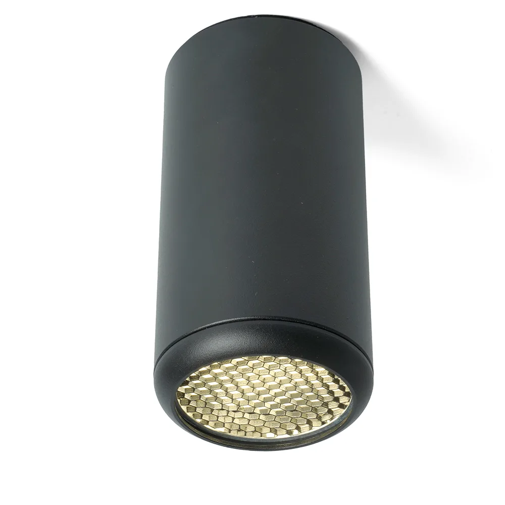 FERON Светильник потолочный ML184 Barrel ECHO MR16 GU10 35W 230V, черный, с антибликовой сеточкой 48392 FERON Светильник потолочный ML184 Barrel ECHO MR16 GU10 35W 230V, черный, с антибликовой сеточкой 48392