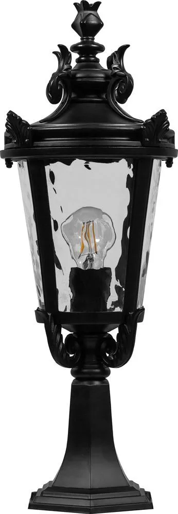 Светильник садово-парковый FERON PL4004 круглый на постамент 60W 230V E27, черный 11368