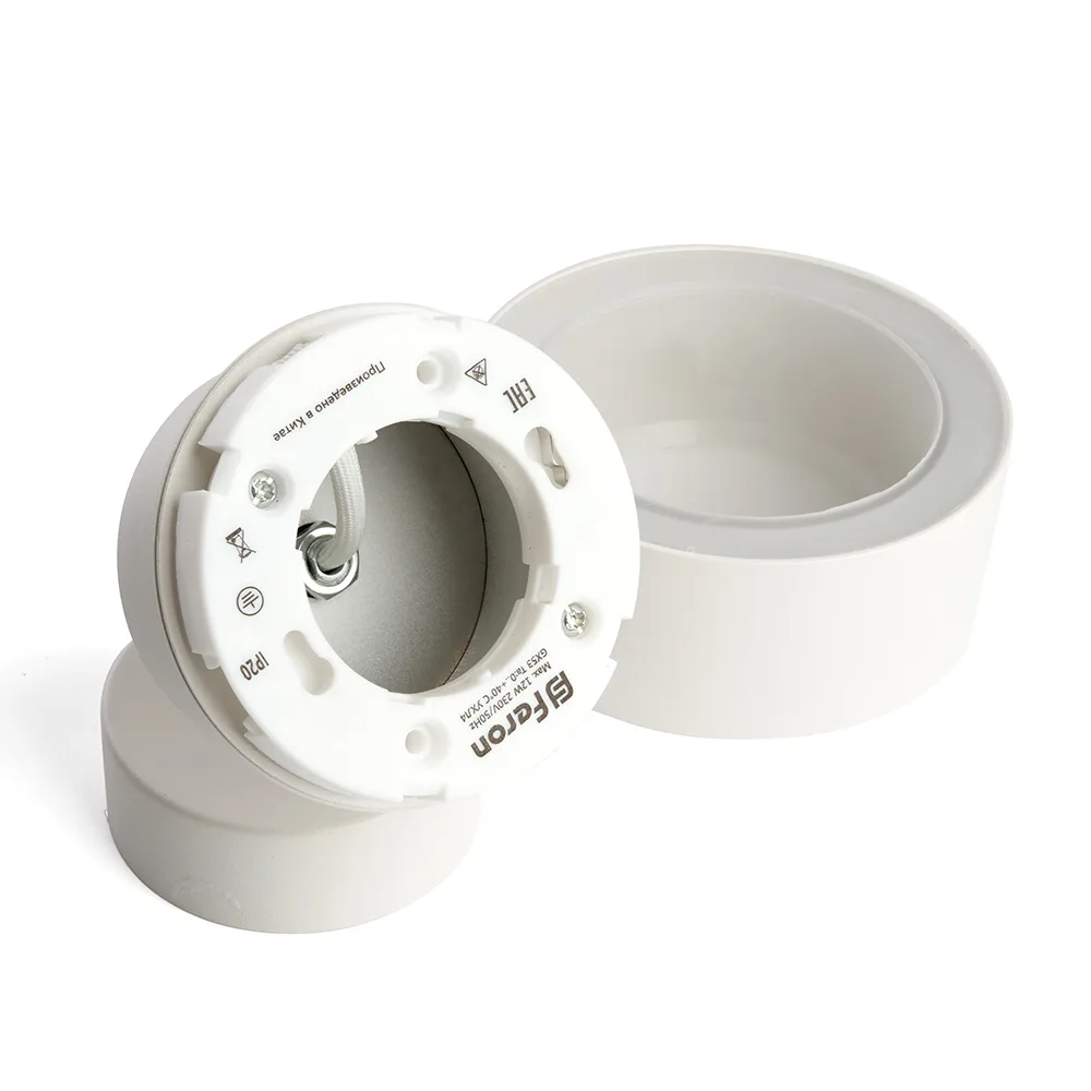 FERON Светильник HL3670 AURA 12W, 230V, GX53, белый артикул 48413 FERON Светильник HL3670 AURA 12W, 230V, GX53, белый артикул 48413