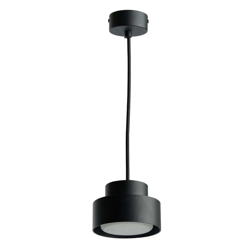 FERON Светильник потолочный HL3678 Barrel AURA levitation 12W, 230V, GX53, чёрный, на подвесе 1,7 м 48409 FERON Светильник потолочный HL3678 Barrel AURA levitation 12W, 230V, GX53, чёрный, на подвесе 1,7 м 48409