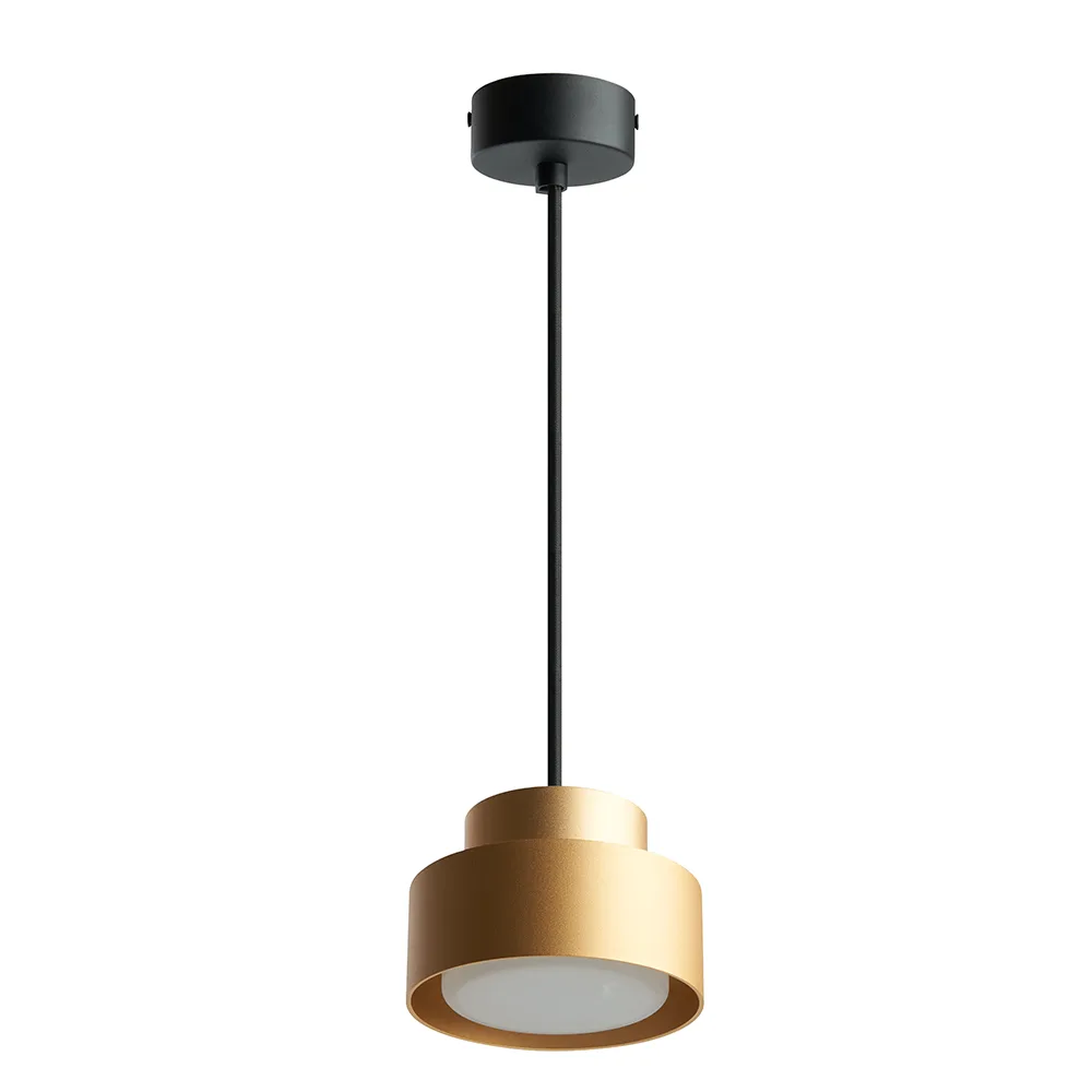 FERON Светильник потолочный HL3678 Barrel AURA levitation 12W, 230V, GX53, золото, на подвесе 1,7 м 48411 FERON Светильник потолочный HL3678 Barrel AURA levitation 12W, 230V, GX53, золото, на подвесе 1,7 м 48411