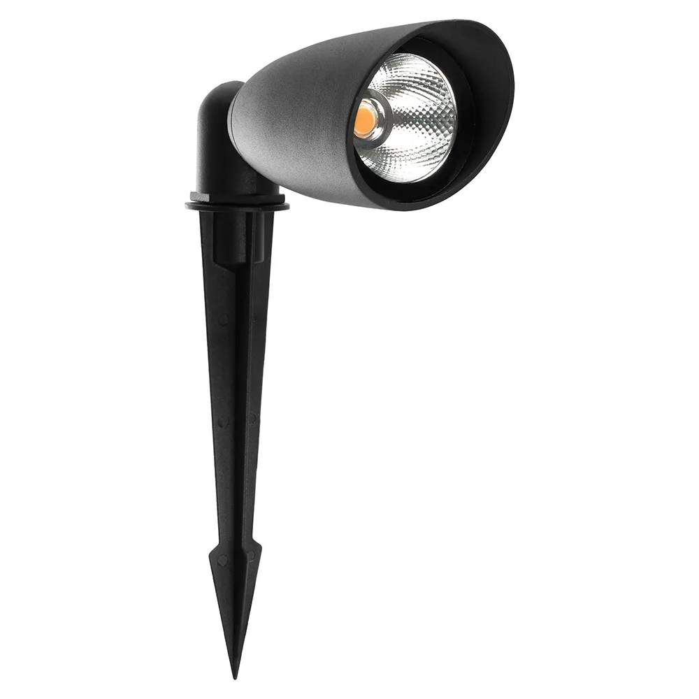 FERON Светодиодный светильник тротуарный (грунтовый) SP2701, 5W, AC/DC 12-24V, низковольтный, 3000К, черный, IP65 48446 FERON Светодиодный светильник тротуарный (грунтовый) SP2701, 5W, AC/DC 12-24V, низковольтный, 3000К, черный, IP65 48446