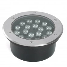 Светодиодный светильник тротуарный (грунтовый) FERON SP2804, 20W, AC/DC12V, низковольтный, 4000K, металлик, IP67 48454
