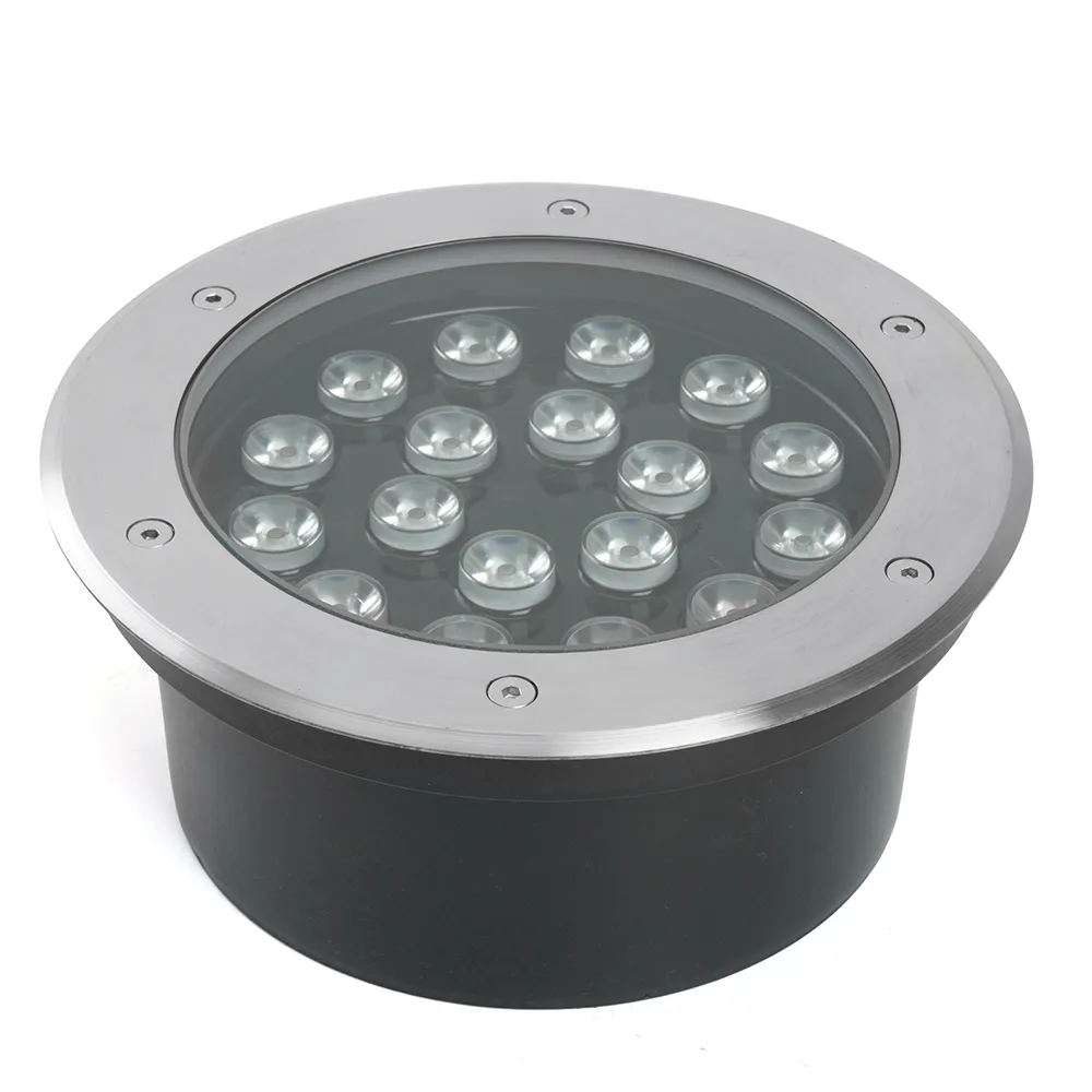 FERON Светодиодный светильник тротуарный (грунтовый) SP2804, 20W, AC/DC12V, низковольтный, 4000K, металлик, IP67 48454 FERON Светодиодный светильник тротуарный (грунтовый) SP2804, 20W, AC/DC12V, низковольтный, 4000K, металлик, IP67 48454