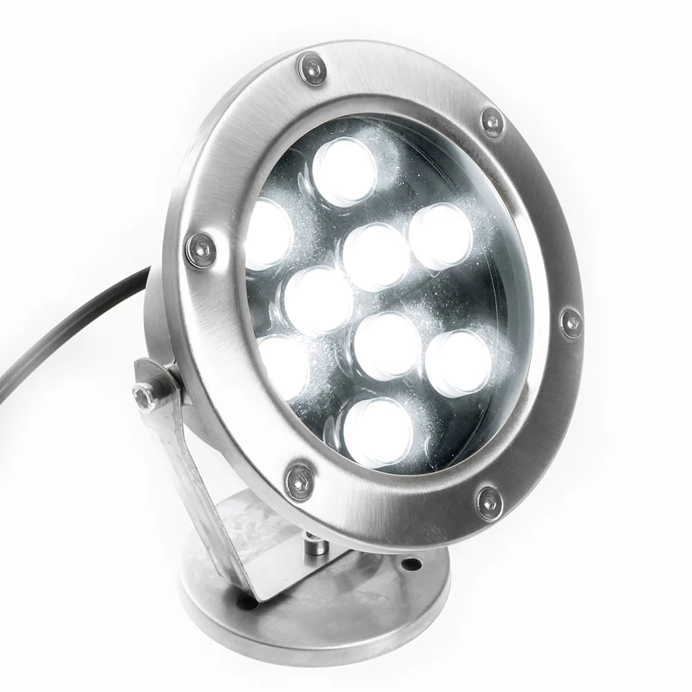 FERON Светодиодный прожектор подводный LL-824, 9W, AC/DC24V, низковольтный, 6400K, металлик, 143*75*170mm, IP68 48458 FERON Светодиодный прожектор подводный LL-824, 9W, AC/DC24V, низковольтный, 6400K, металлик, 143*75*170mm, IP68 48458