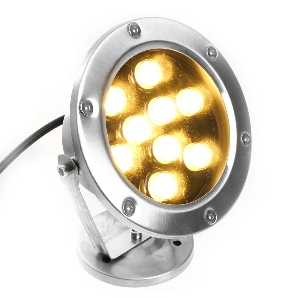 FERON Светодиодный прожектор подводный LL-824, 9W, AC/DC24V, низковольтный, 2700K, металлик, 140*80*160mm, IP68 48457 FERON Светодиодный прожектор подводный LL-824, 9W, AC/DC24V, низковольтный, 2700K, металлик, 140*80*160mm, IP68 48457