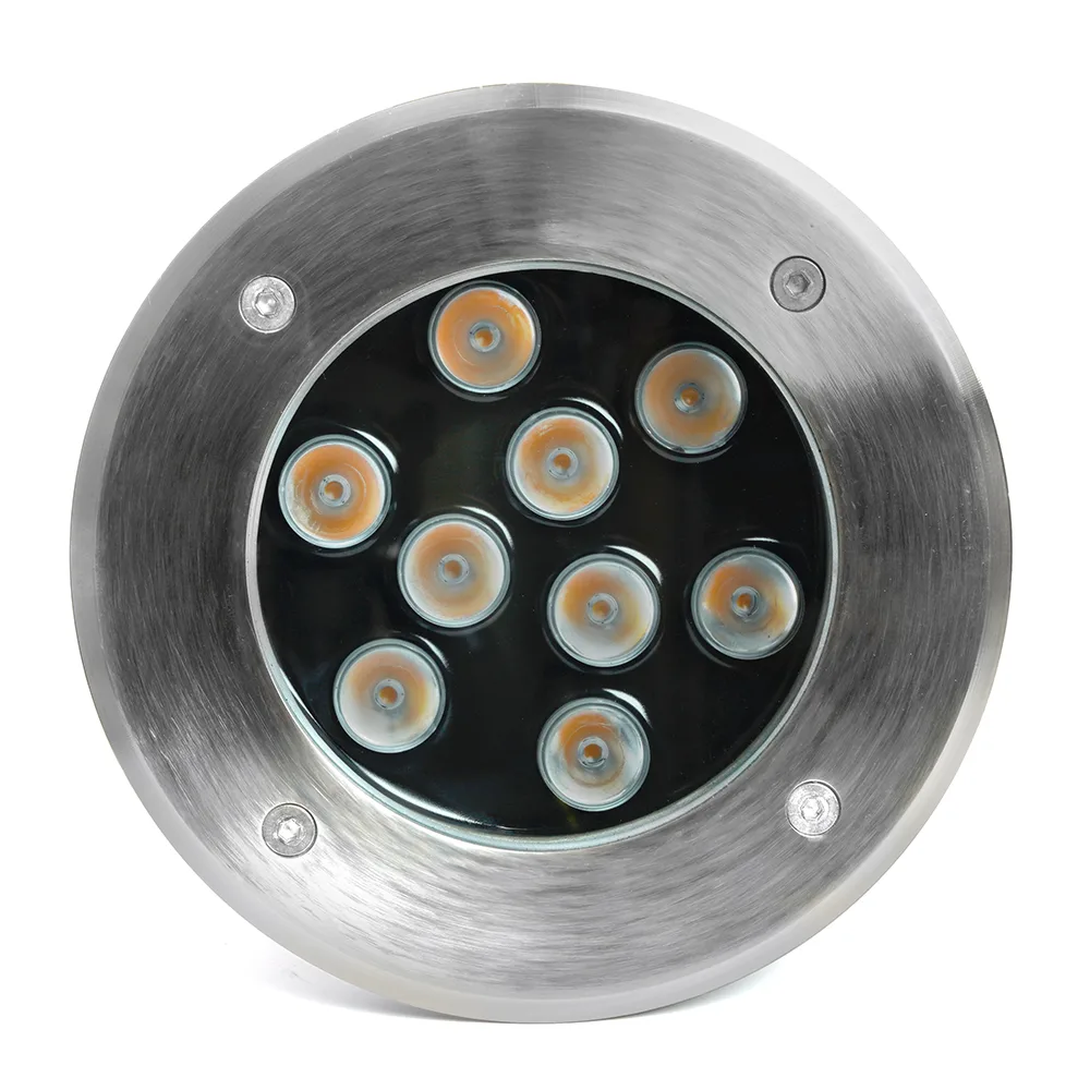 FERON Светодиодный светильник тротуарный (грунтовый) SP2803, 10W, AC/DC12V, низковольтный, 3000К, металлик, 160*H90mm, вн.диаметр: 110mm, IP67 48469 FERON Светодиодный светильник тротуарный (грунтовый) SP2803, 10W, AC/DC12V, низковольтный, 3000К, металлик, 160*H90mm, вн.диаметр: 110mm, IP67 48469