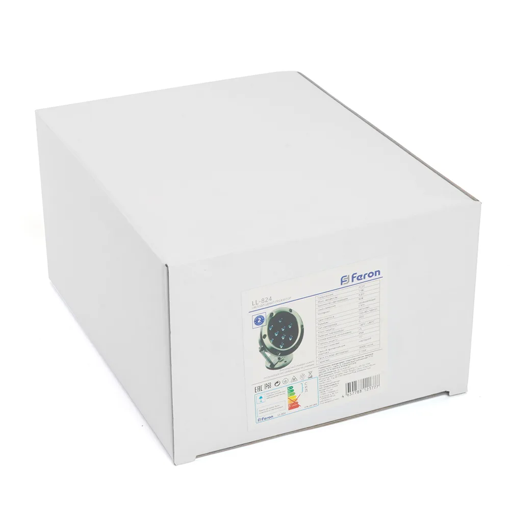 FERON Светодиодный прожектор подводный LL-824, 9W, AC24V, низковольтный, RGB, металлик, 143*75*170mm, IP68 48468 FERON Светодиодный прожектор подводный LL-824, 9W, AC24V, низковольтный, RGB, металлик, 143*75*170mm, IP68 48468