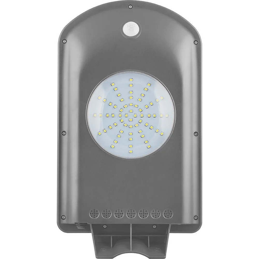 Светодиодный уличный фонарь консольный на солнечной батарее FERON SP2332 5W 6400K с датчиком движения, серый 32026