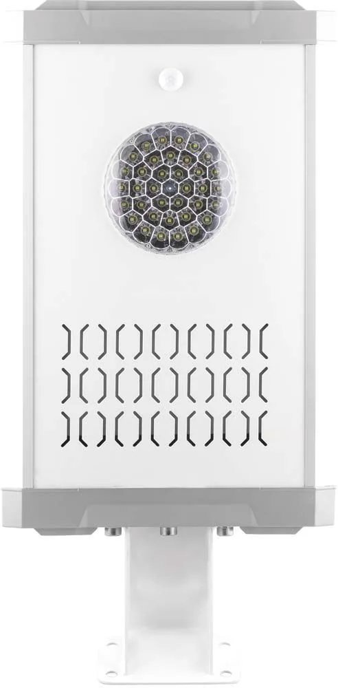 Светодиодный уличный фонарь консольный на солнечной батарее FERON SP2334 5W 6400K с датчиком движения, серый 32028