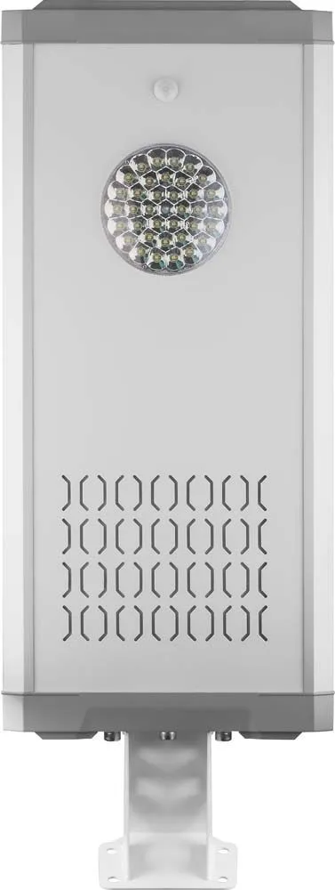 Светодиодный уличный фонарь консольный на солнечной батарее FERON SP2335 8W 6400K с датчиком движения, серый 32029
