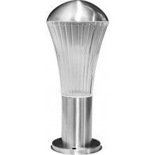 Светильник садово-парковый FERON DH0503, Техно столб, 18W E27 230V, серебро 06181