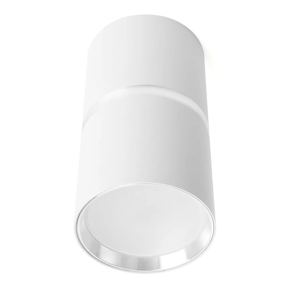 Светильник потолочный FERON ML186 Barrel ZEN MR16 GU10 35W 230V, белый, хром 48640