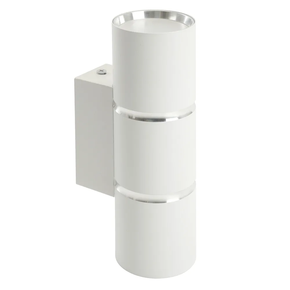 Светильник  настенный FERON ML1860 ZEN MR16 35W, 230V, 2*GU10, белый, хром IP20 48650