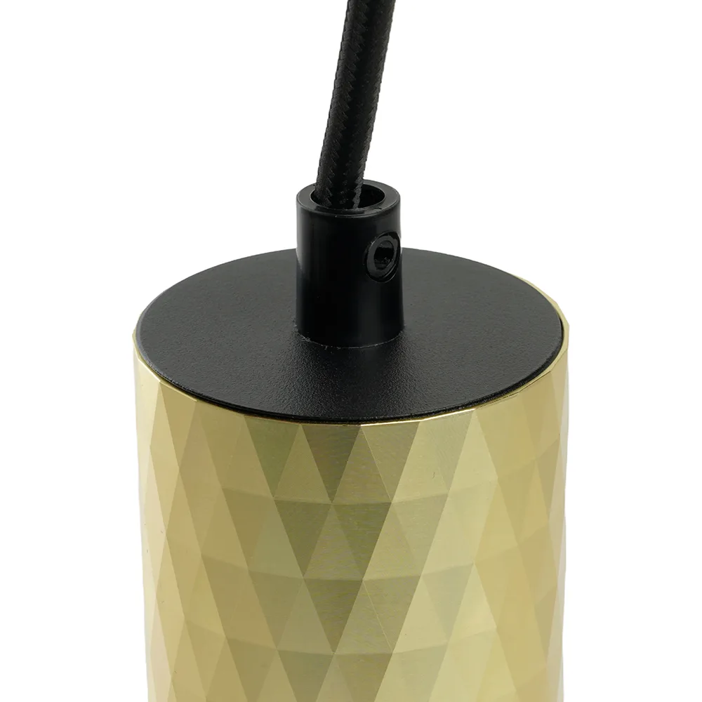 FERON Светильник потолочный ML1888 Barrel PRISM levitation на подвесе MR16 35W, 230V, чёрный, золото 55*200 48669 FERON Светильник потолочный ML1888 Barrel PRISM levitation на подвесе MR16 35W, 230V, чёрный, золото 55*200 48669