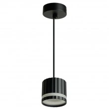 Светильник потолочный FERON Barrel HL3698 OLYMPUS levitation 12W, 230V, GX53, чёрный, на подвесе 1,7 м 48684